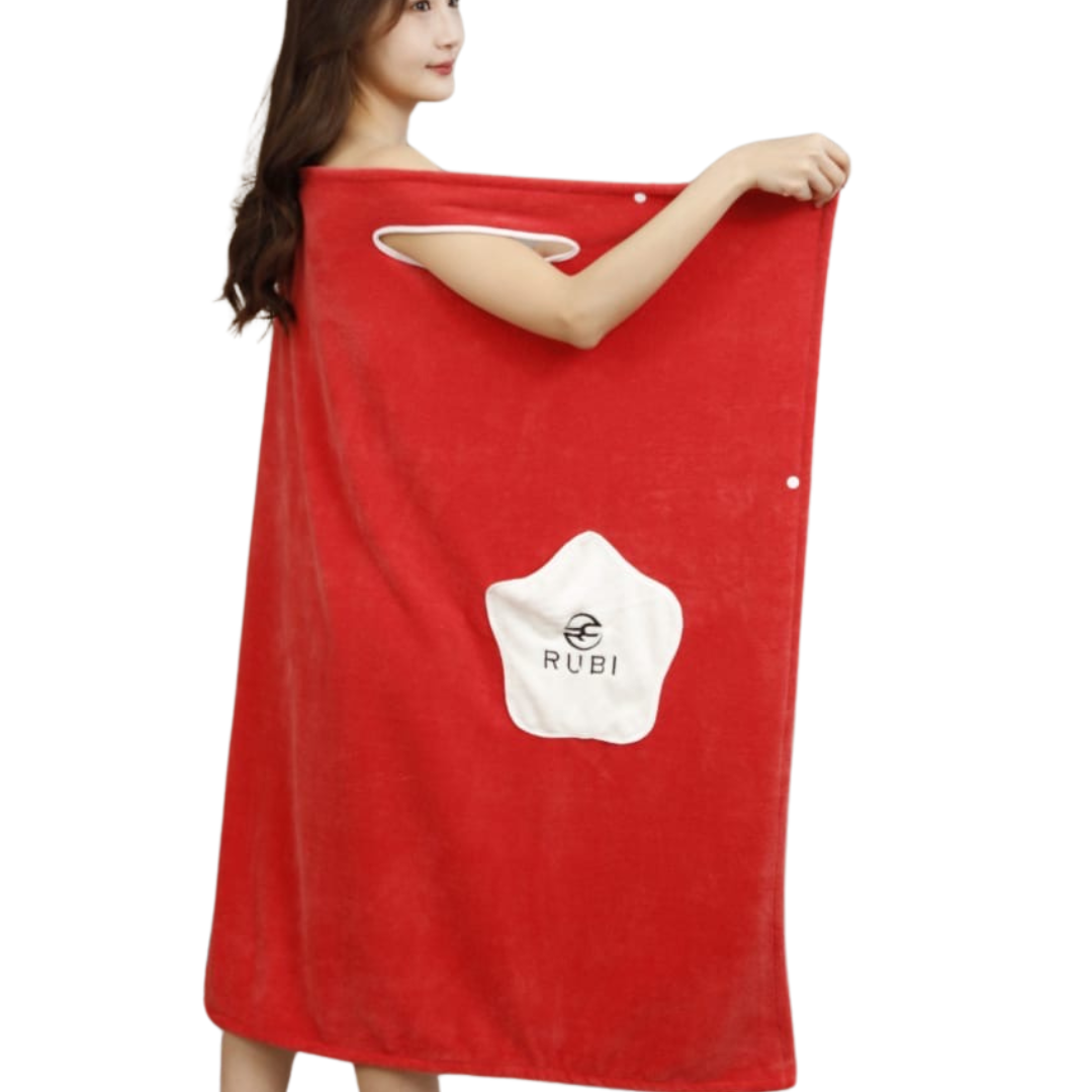 RUBI Coral Fleece Bath Towel